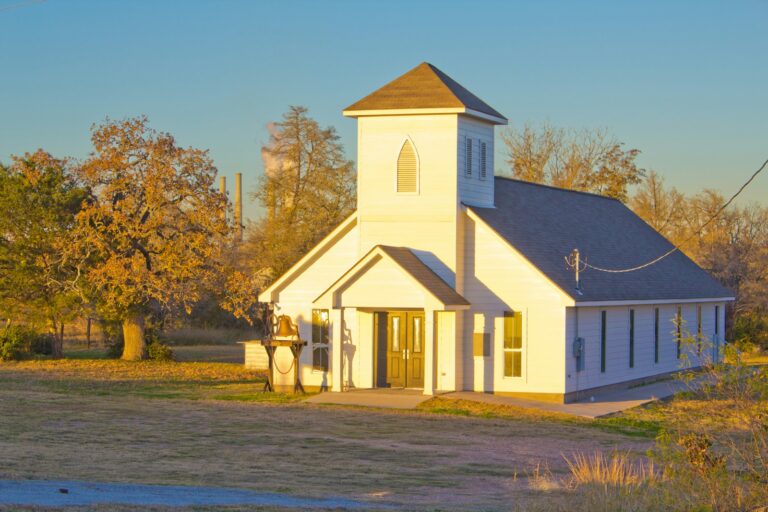 Pilgrims rural chapel shrine