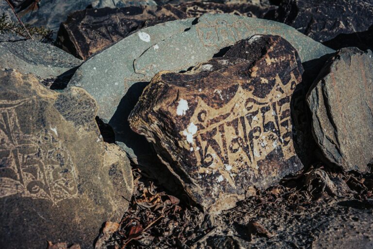 Rock edict inscription