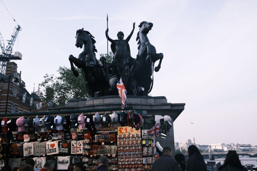 Bronze statue boudica