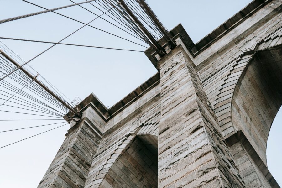 Brooklyn bridge stone