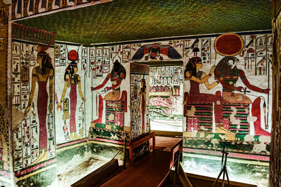 Etruscan tomb painting