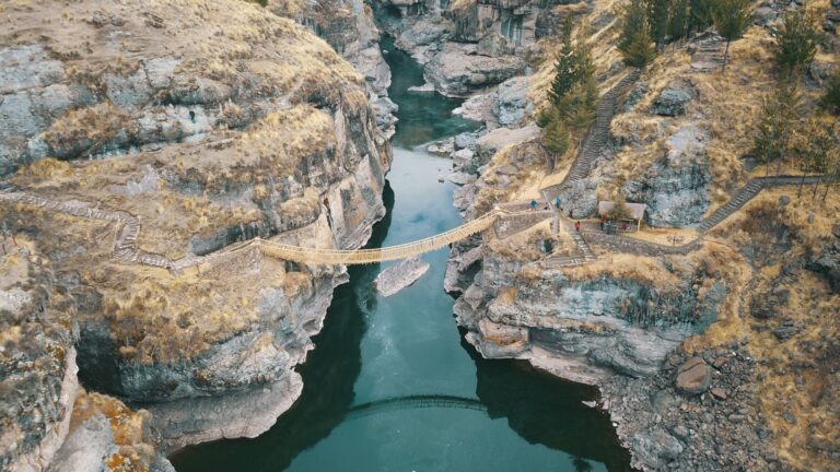 Inca rope bridge