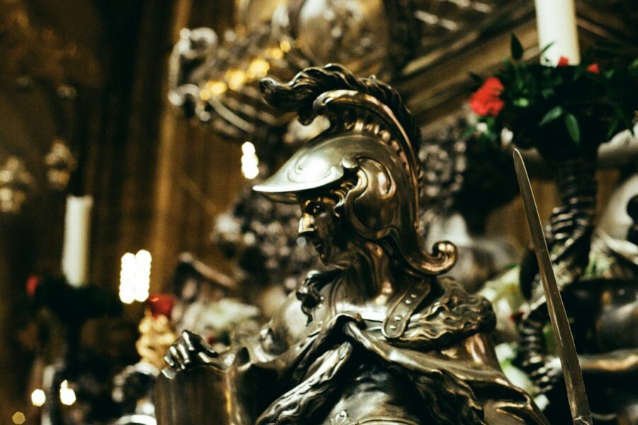 Medieval statue joan