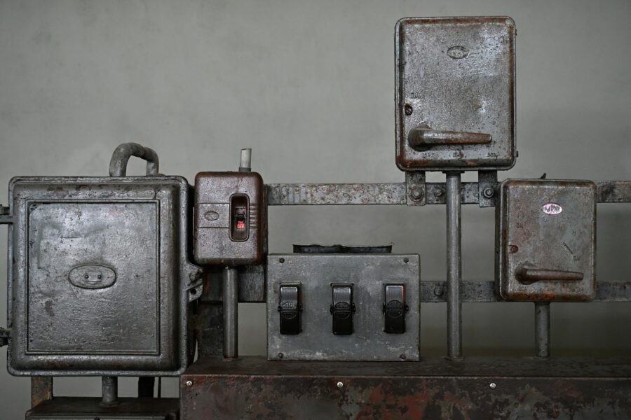 Vintage electrical laboratory coils transformers