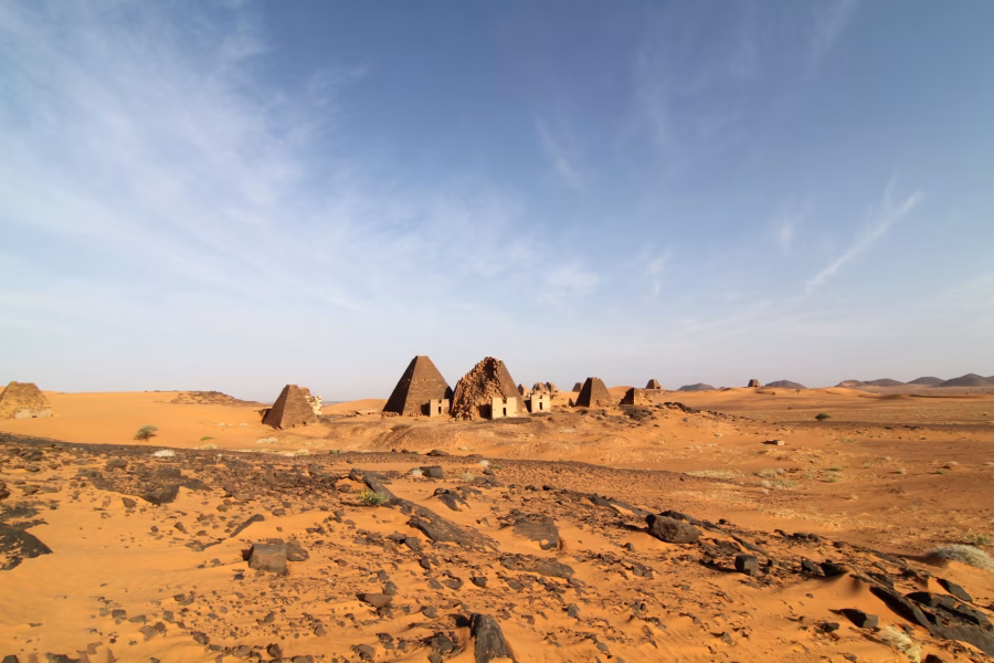 Nubian desert ruins