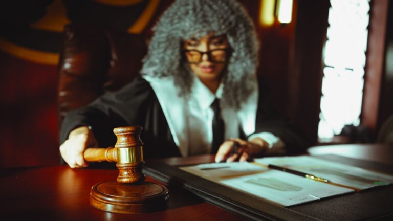 Old courtroom judges