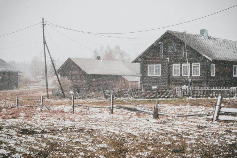 Old russian village