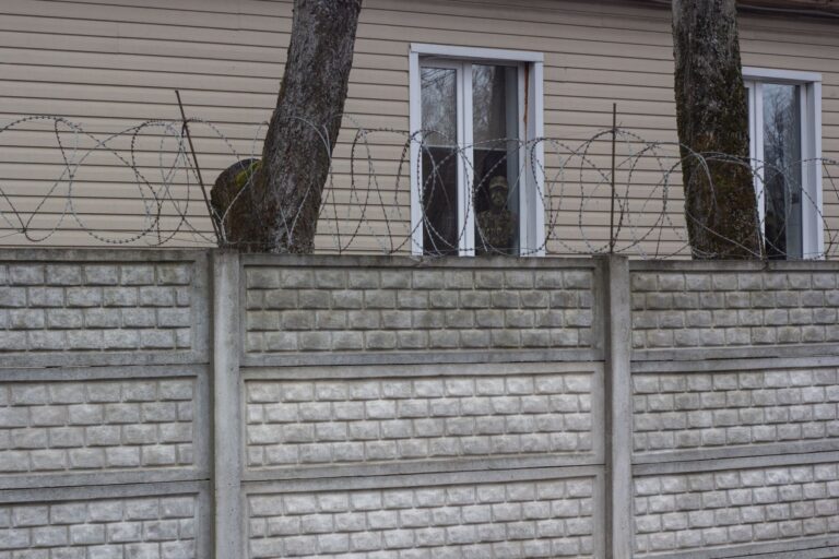 Eastern front trench
