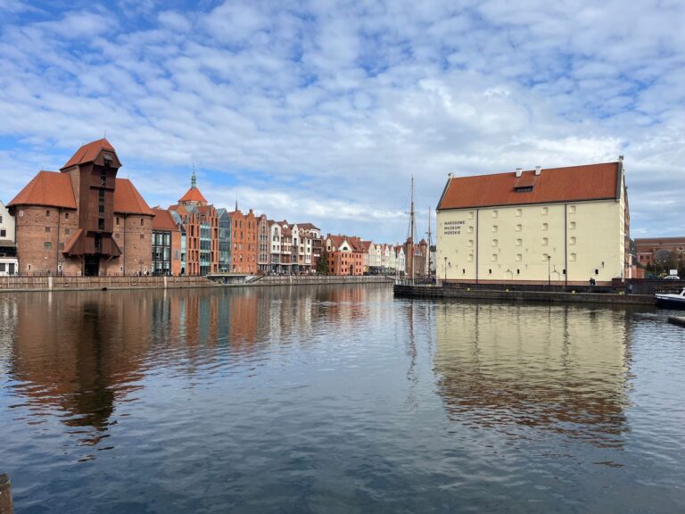 Gdansk waterfront historic