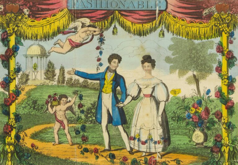 Antique fairground sideshow