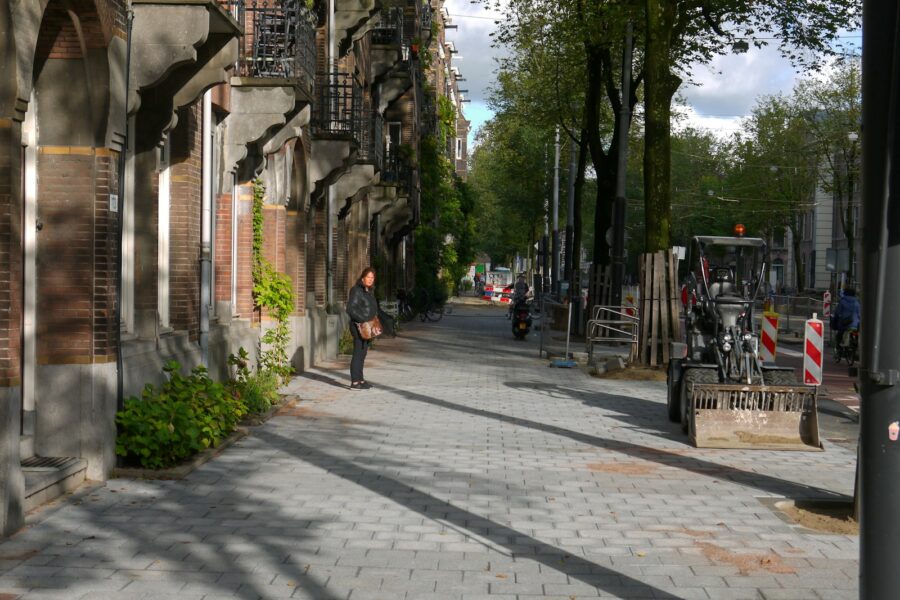 Spanish civil war ruins city street