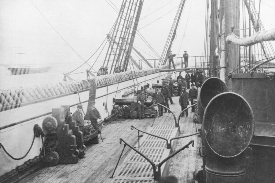19th century steamship
