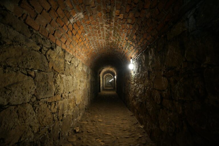 Old brick sewer