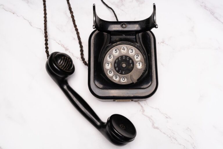 Old telephone receiver