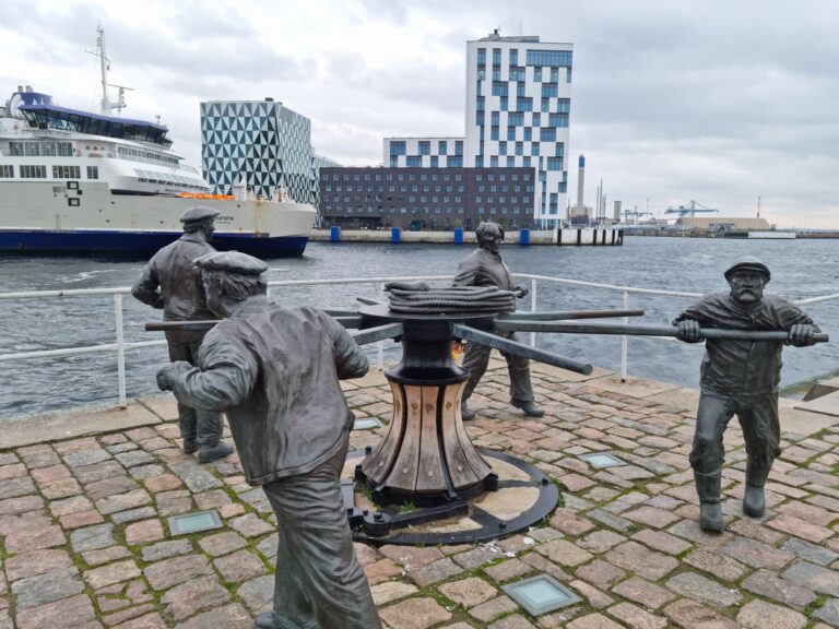 Historic port quayside
