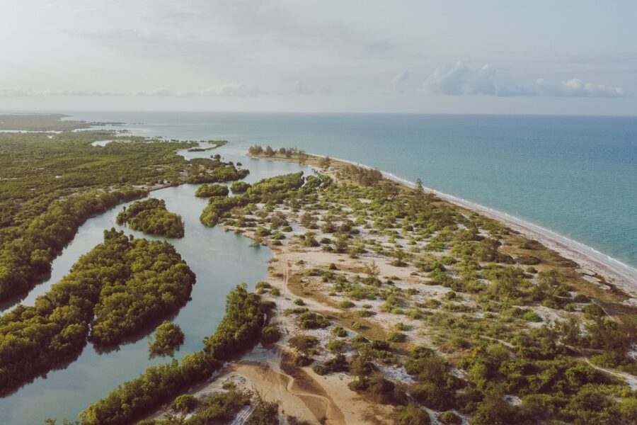 Ancient port ruins
