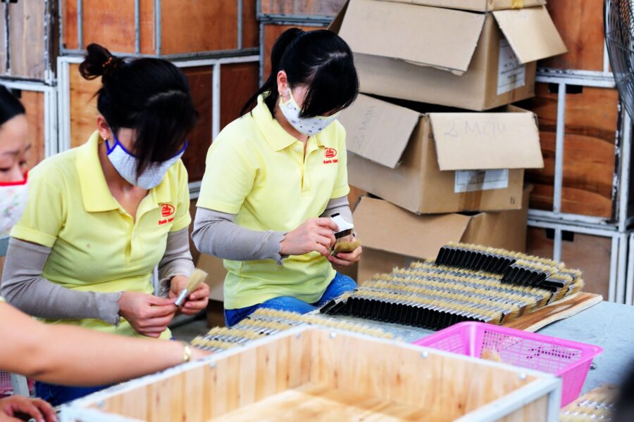 Old factory women