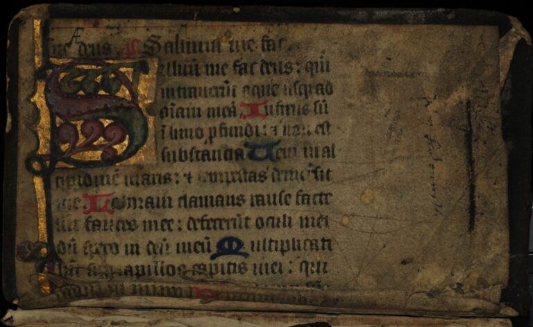 Medieval manuscript close ink parchment