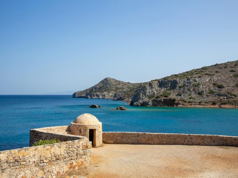 Minoan harbor ruins