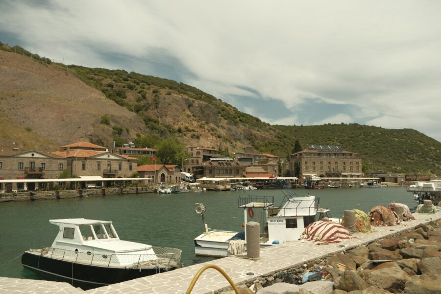 Ancient harbor ruins