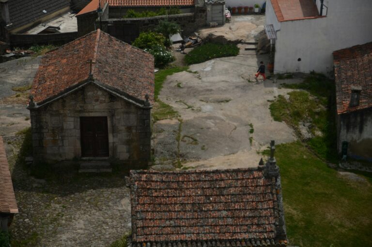 Medieval village square