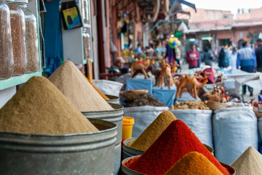 Spice market stall