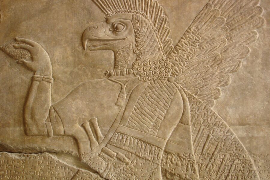 Assyrian palace relief