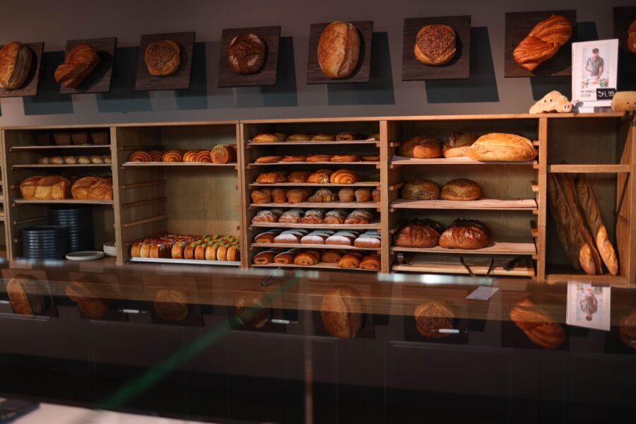 Old bakery bread