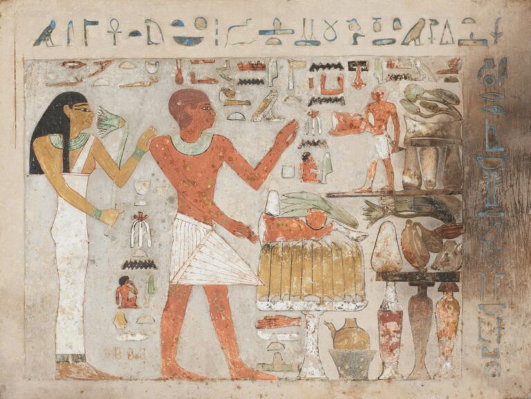 Etruscan tomb interior