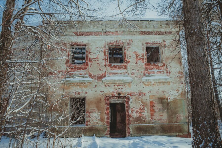 Old brick ice