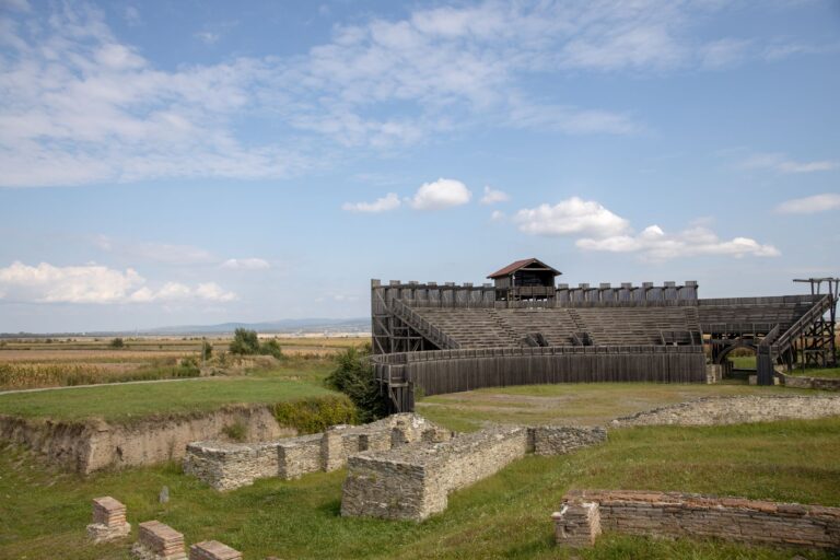 Roman fort barracks