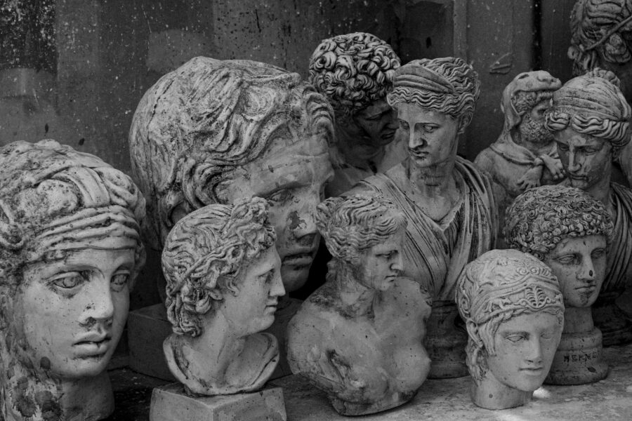 Ancient greek bust