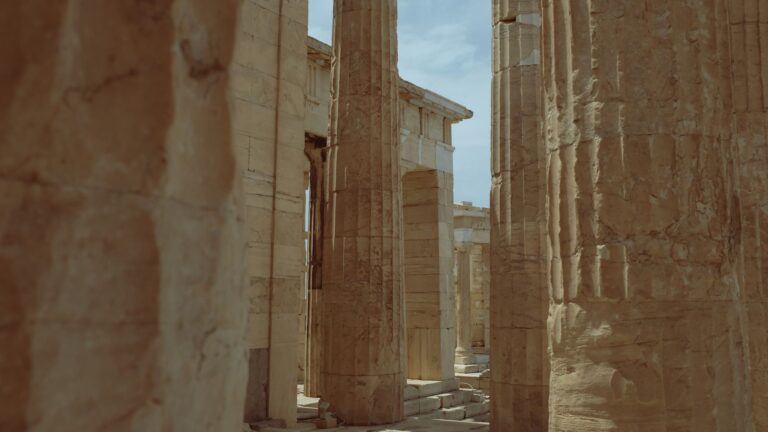 Athens agora ruins