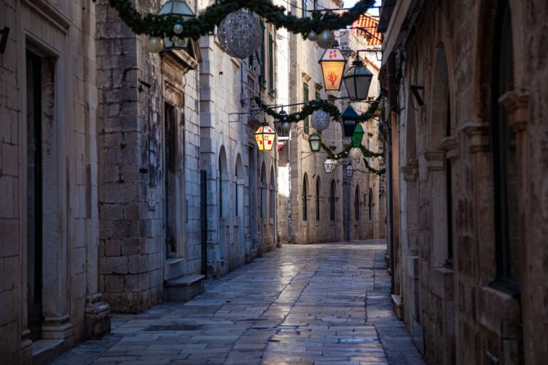 Narrow stone street