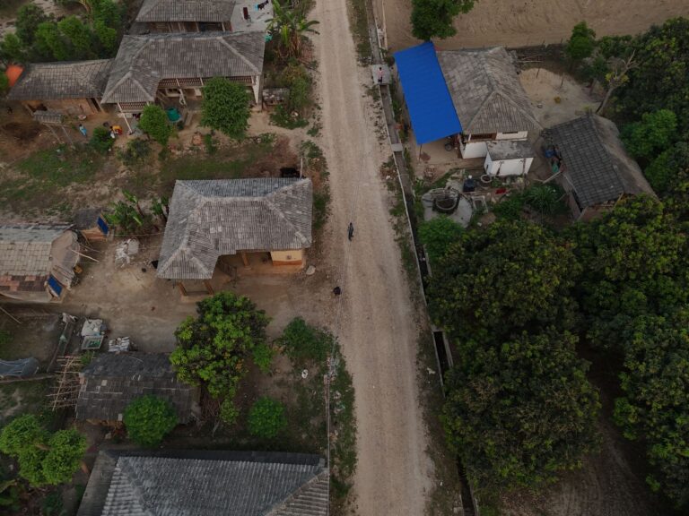Rural tanzanian village
