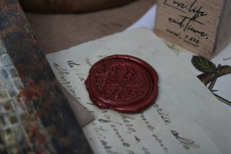 Historical correspondence antique