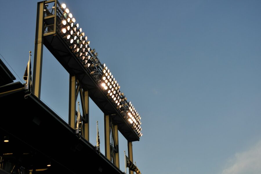 Old baseball stadium