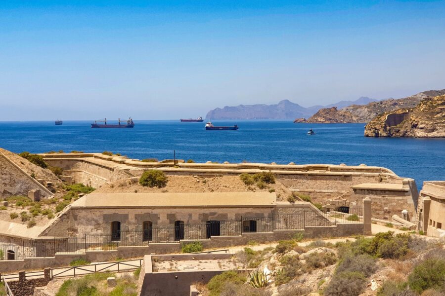 Ancient harbor ruins