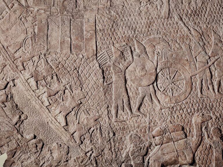 Hittite chariot carving